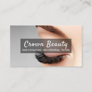 Salon Microblading , Augenbrauen, Dauerstriche Visitenkarte