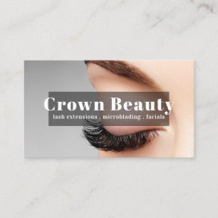Salon Microblading , Augenbrauen, Dauerstriche Visitenkarte