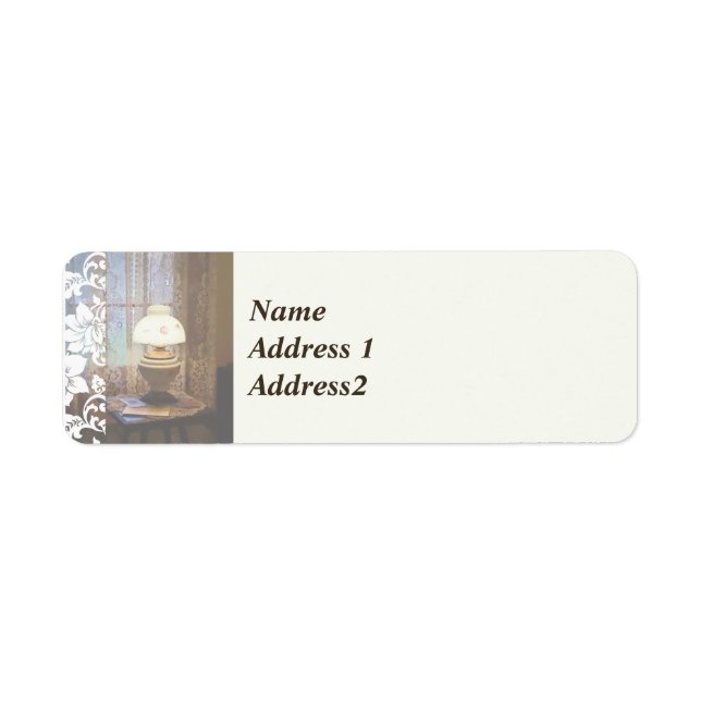 Salon mit Hurrikanlampe - Save the Date (Vorne)
