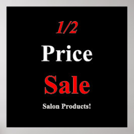 Salon Product Poster Matte