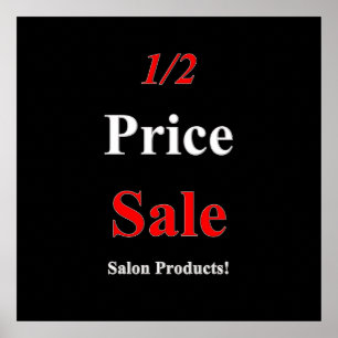 Salon Product Poster Matte