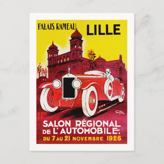 Salon Regional de L'Automobile ~ Lille Postkarte (Vorderseite)