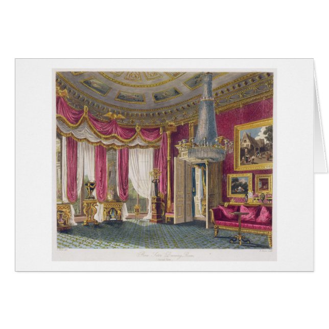 Salon rose de satin (deuxième vue) Carlton Hous (Devant horizontal)