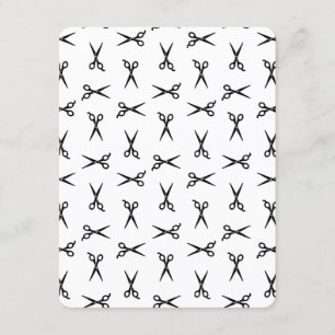 Salon Schere Barbershop CUSTOM HINTERGRUND FARBE Einladung