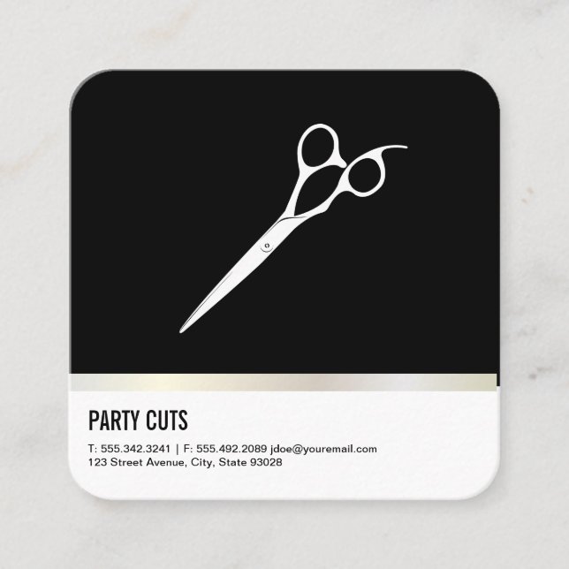 Salon Shears (Anstellungskarte) Terminkarte (Vorderseite)