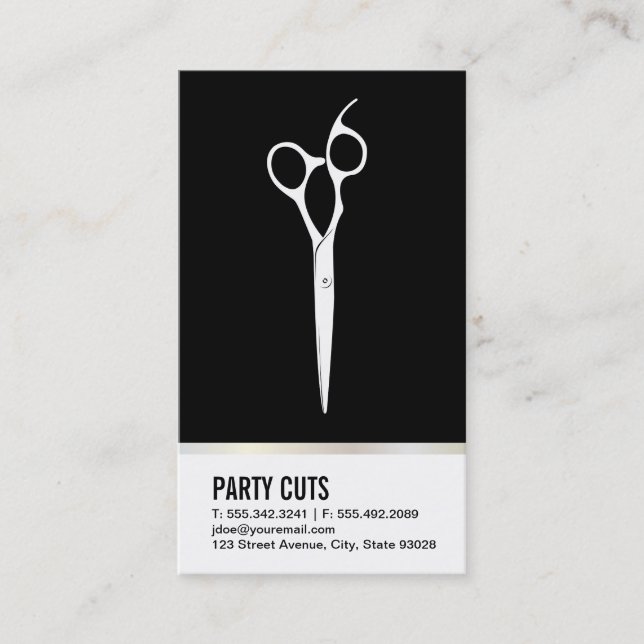 Salon Shears (Anstellungskarte) Terminkarte (Vorderseite)