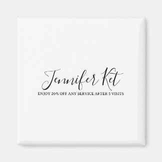 Salon spa business discount offer website visits a magnet