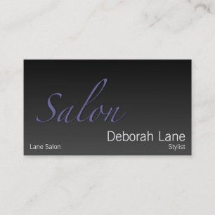 Salon-Steigungs-Dunkelheit Visitenkarte