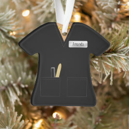 Salon Technician Black Profession Ornament
