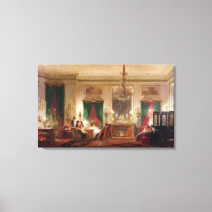 Salon von Prinzessin Mathilde Bonaparte Leinwanddruck