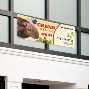 Salon & Wellness-Center Grand Opening Banner
