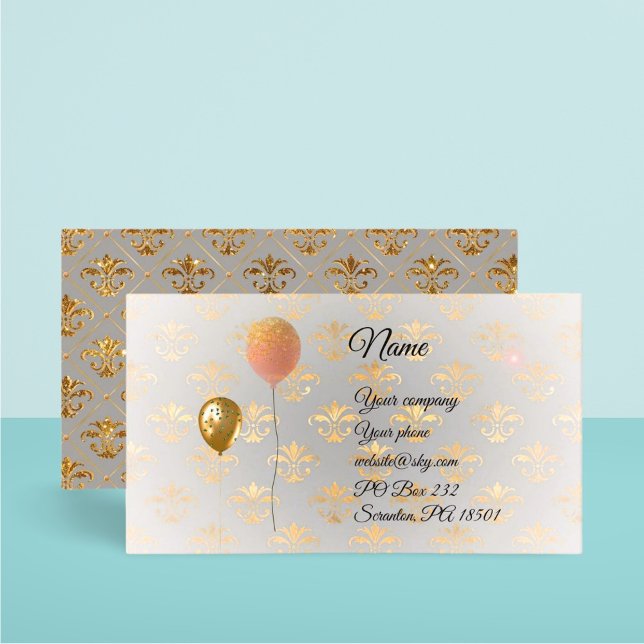 Salons auf der Royal Gold 2 Business Card Visitenkarte (Von Creator hochgeladen)