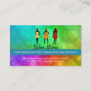 Salonslogans Visitenkarte