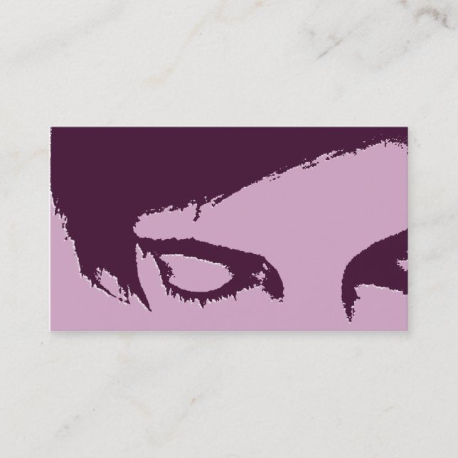 Salonverabredungskarte: emo Art Terminkarte (Vorderseite)