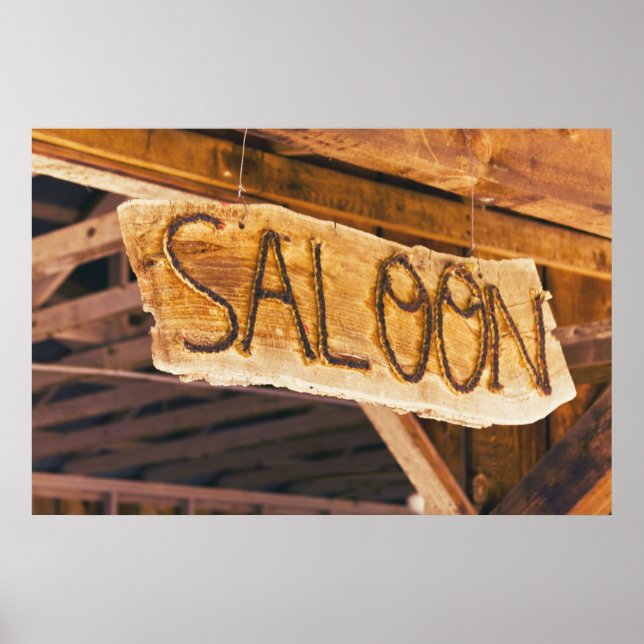 Saloon "poster" poster (Vorne)