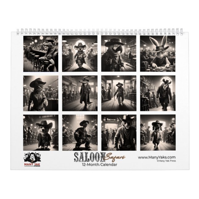 Saloon Safari Kalender (Titelbild)