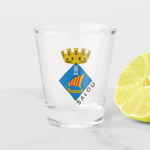 Salou, Katalunya-Schotterglas Schnapsglas