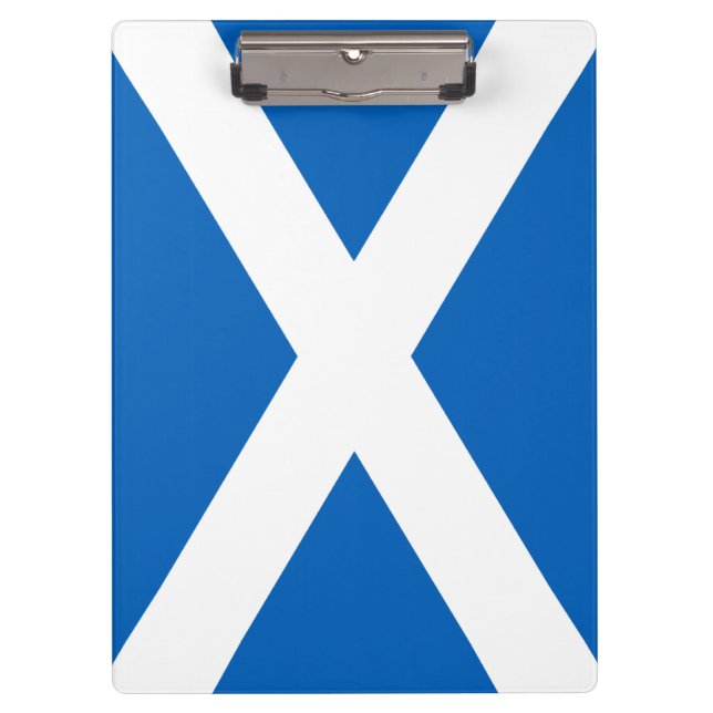 Salreifen ~ Flagge Schottlands Klemmbrett (Vorderseite)