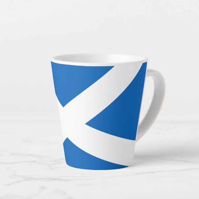 Salreifen ~ Flagge Schottlands Milchtasse (Rechte Ecke)