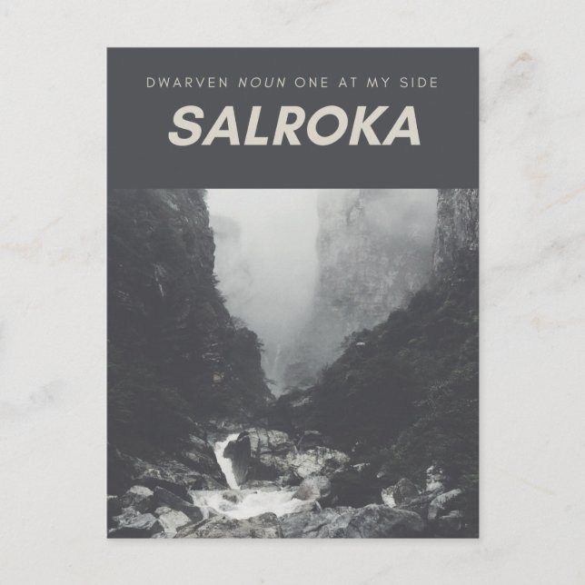 Salroka Postcard Postkarte (Vorderseite)