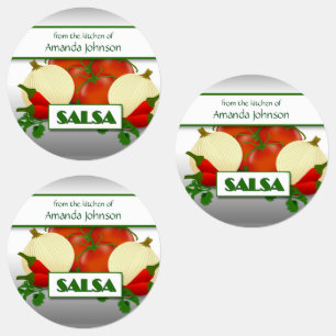 Salsa Canning Custom Food Label Etiketten