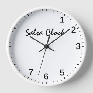 Salsa Clock - Funny Salsa Dancing Time Dance Spaß Uhr