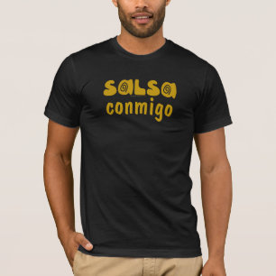 Salsa Conmigo Salsa-Tanz-Verein-Abnutzung Te T-Shirt