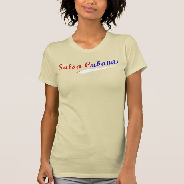 Salsa Cubana Dance Shirt (Vorderseite)