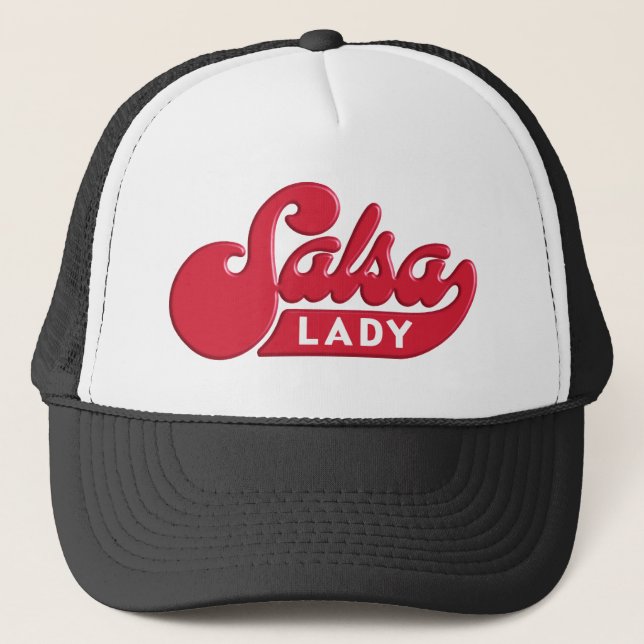 Salsa-Dame Truckerkappe (Vorderseite)