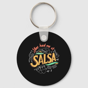 Salsa Dance Liebe Salsa Tanzabend Tanzvorführungen Schlüsselanhänger