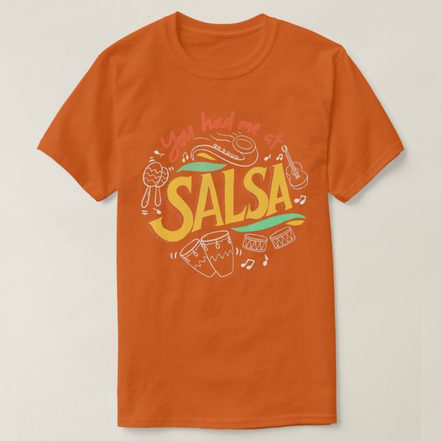 Salsa Dance Liebe Salsa Tanzabend Tanzvorführungen T-Shirt (Design vorne)