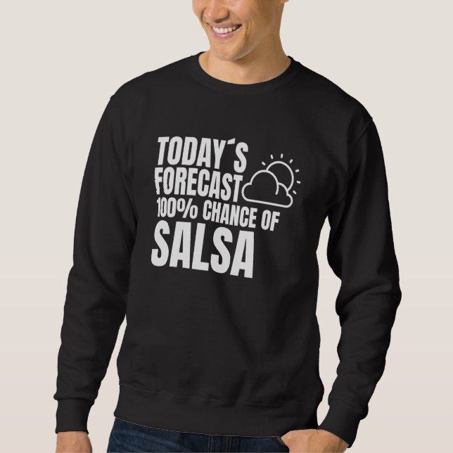 Salsa dancer dance partner outfit salsa saying sweatshirt (Vorderseite)