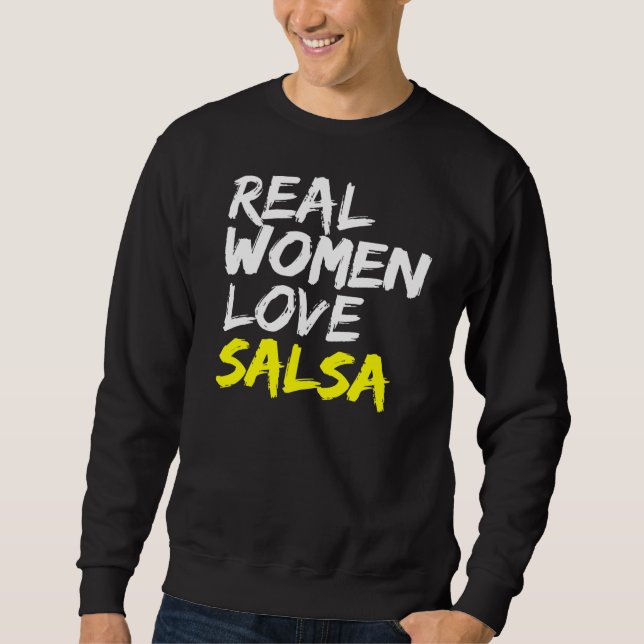 Salsa Dancer Partner Liebe Salsa Sweatshirt (Vorderseite)