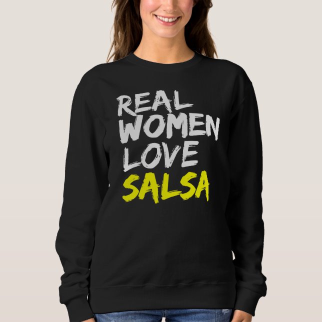 Salsa Dancer Partner Liebe Salsa Sweatshirt (Vorderseite)