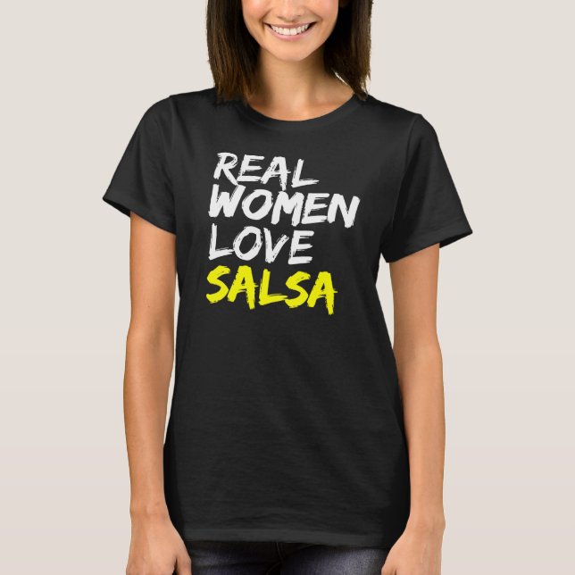 Salsa Dancer Partner Liebe Salsa T-Shirt (Vorderseite)