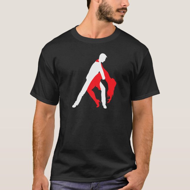 Salsa Dancing Couple 1 T-Shirt (Vorderseite)