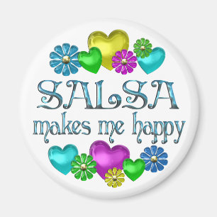 Salsa Glück Magnet