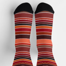 Salsa Guajillo Chile Viele Schatten der roten Stre Socken