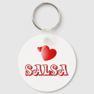 Salsa Hearts Schlüsselanhänger