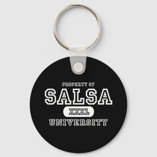 Salsa-Hochschuldunkelheit Schlüsselanhänger
