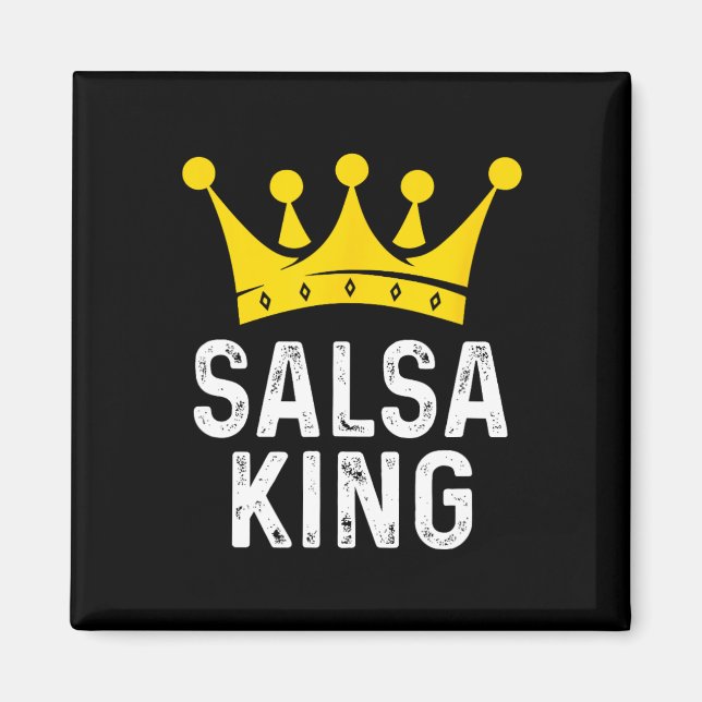 Salsa King - Salsa Dancer Dancing Geschenk für Bal Magnet (Vorne)