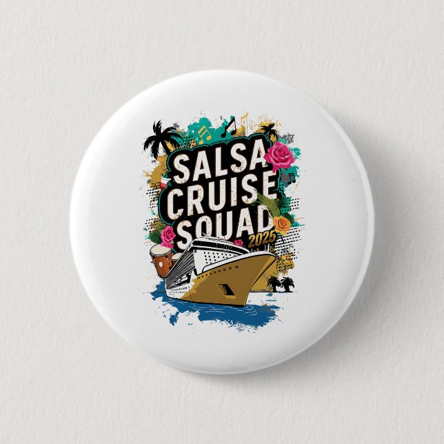 Salsa Kreuzfahrt 2025  Button (Vorderseite)