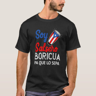 Salsa Puerto Rico Boricua Puerto Rico Rote Kirche  T-Shirt