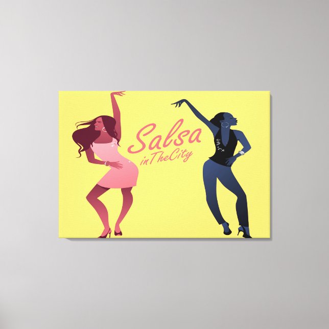 Salsa Salsa Canvas Print Leinwanddruck (Vorderseite)