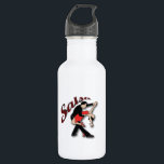 Salsa-Tänzer Edelstahlflasche<br><div class="desc">Salsatänzer</div>