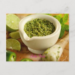 Salsa Verde Postkarte