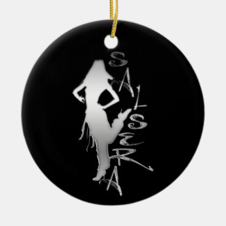 SALSERA - das perfekte Mädchen für jeden Salsa Tän Keramik Ornament
