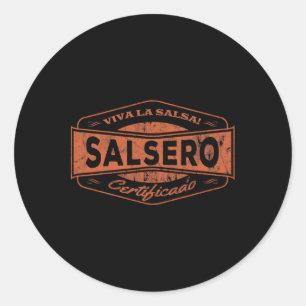 Salsero - Salsa Tanz I Salsa Tanz Bekleidung Runder Aufkleber