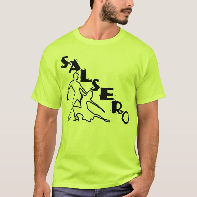 SALSERO T - Shirt mit Tanzenpaaren (Vorderseite)