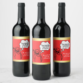 Salt Bae Approved: Custom Wine Labels for Party Pe Weinetikett
